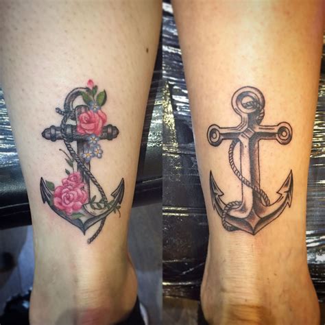 3 anchors tattoo